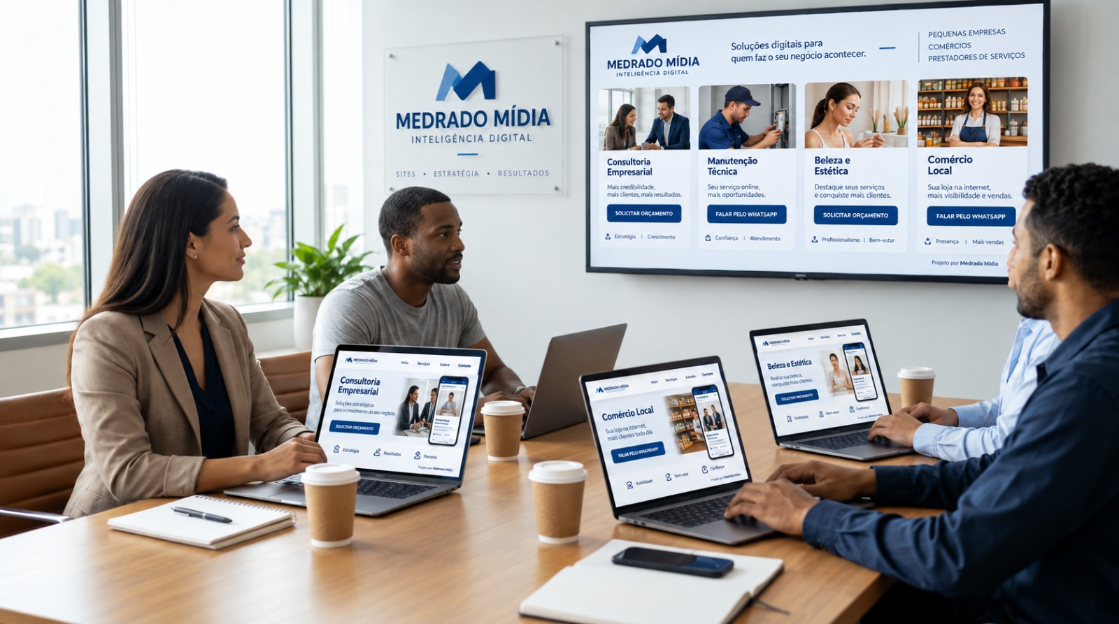 Projeto demonstrativo de site para Pequenas empresas e serviços